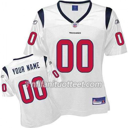 Nainen Houston Texans NFL Pelipaita Custom Valkoinen 
